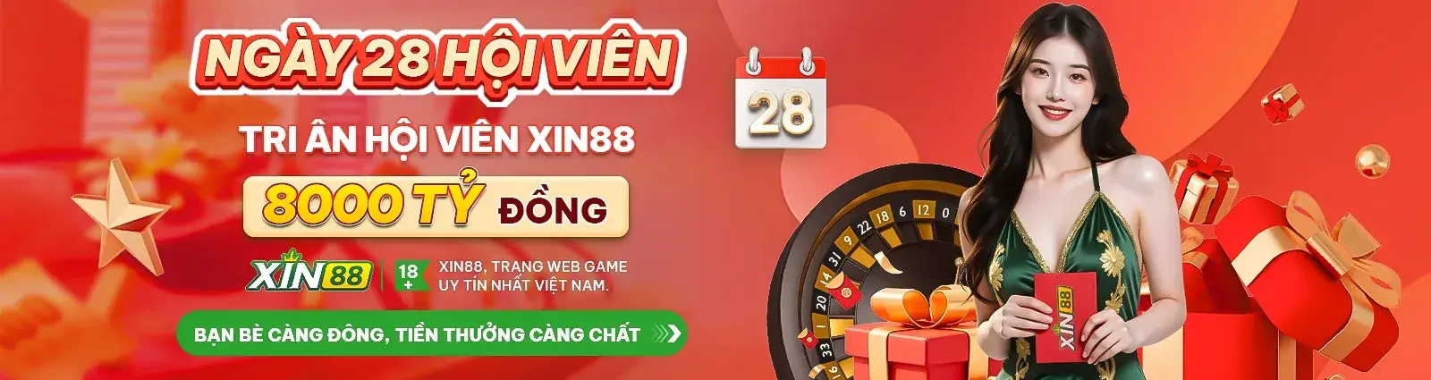 tri ân hội viên 8000 tỷ tại xin102 com